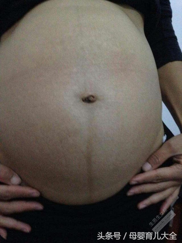 怀孕男孩的肚子到底是什么样子的（图片）？